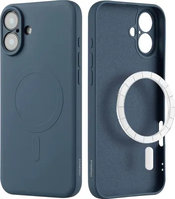 Zdjęcie produktu dla imoshion Color Backcover z MagSafe dla Apple iPhone 16 - ciemnoniebieski
