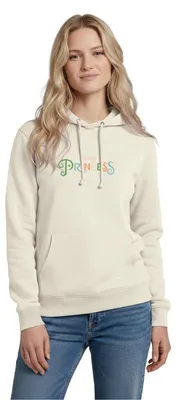 Produktbild von Disney Prinzessinnen Schriftzug Damen Hoodie, L, Vanille-Milchshake