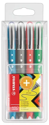 Immagine prodotto di STABILO worker colorful Nero, Blu, Verde, Rosso 4 pz