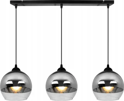 Image de Suspension Élégante, Lampe En Verre, Chrome, Led