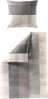 Produktbild von BIERBAUM Bettwäsche Renforcé sand  155x220cm, mit 1 Kissen  Bettbezug