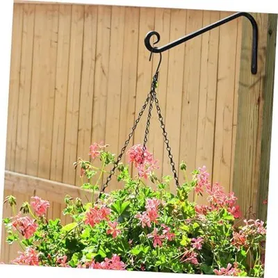 Produktbild von Hängender Blumentopfhalter aus Pflanzgefäßhalter für Außenbereich Blumentopfaufhänger mit Haken für Wand Terrasse Garten