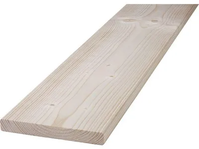 Produktbild von Glattkantbrett Nadelholz Kanten gefast 200 x 6 x 1,8 cm, 4-seitig gehobelt