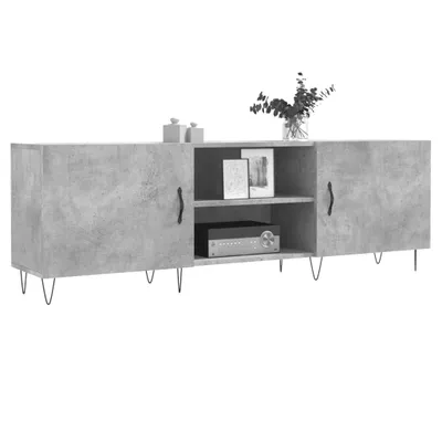 Produktbild von "im Sonderangebot"TV-Schrank Industriestil - CLORIS - Fernsehenschrank - Betongrau 150x30x50 cm Holzwerkstoff - DEMöbel1159090
