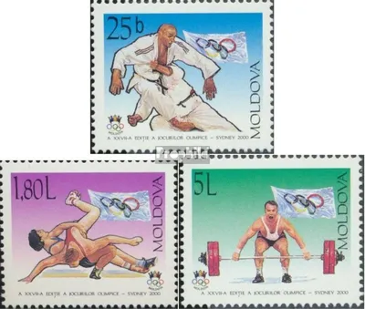 Produktbild von Briefmarken Moldawien 2000 Mi 370-372 (kompl.Ausg.) postfrisch Olympische Sommerspiele
