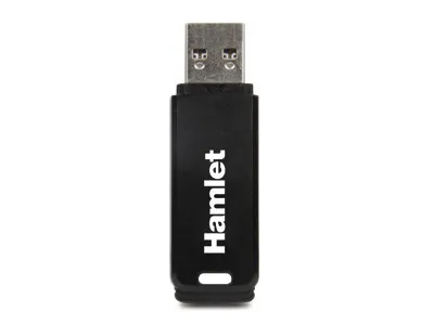 Produktbild von Hamlet Zelig Pen USB 3.0, 8 GB, USB Typ-A, 3.2 Gen 1 (3.1 Gen 1), Kappe, 10 g, Schwarz