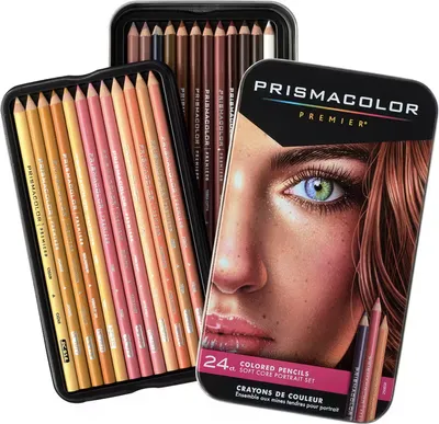 Zdjęcie produktu dla Kredki pigmentowe PRISMACOLOR Premier, 24 sztuki w metalowym pudełku