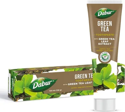 Obrázek produktu pro Dabur Green Tea Bezfluoridová zubní pasta s extraktem ze zeleného čaje (100ml), 104135
