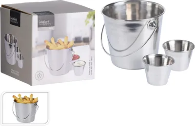 Zdjęcie produktu dla Zestaw Do Serwowania Frytek 3 Szt