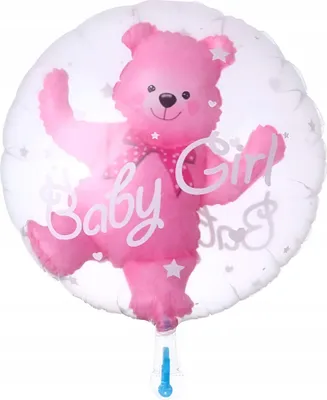 Immagine prodotto di Palloncino nel palloncino decorazione per battesimo primo compleanno baby shower Baby Girl Orsacchiotto