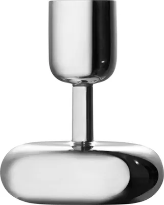 Produktbild von Iittala Nappula Kerzenhalter - 107 mm - Silber