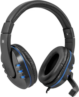 Obrázok produktu pre Defender WARHEAD G-160 Gaming čierno-modré slúchadlá s mikrofónom + GAME