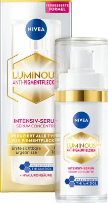 Produktbild von Beiersdorf Luminous630 Cellular Gesichtsserum 30 ml – Anti-Pigmentflecken, intensive Feuchtigkeit, für alle Hauttypen, Pumpenflasche, für Frauen.