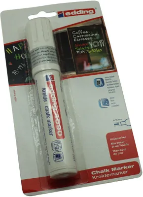Obrázok produktu pre Značka na okná Edding biela 4-15 mm
