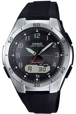 Image de Montre pour homme Casio, noire, Casio WVA-M640-1A2ER