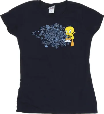 Produktbild von Looney Tunes - "ACME" T-Shirt für Damen BI28737 (L) (Marineblau)