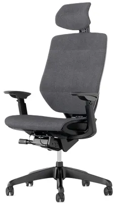 Immagine prodotto di Sedia da ufficio ergonomica BS12B-PRO, con tre pulsanti, grigia