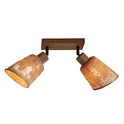 Produktbild von Deckenlampe Java 2-Schirm Naturel Natur