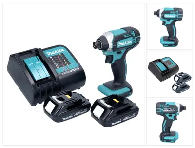 Obrázek produktu pro Akumulátorový rázový utahovák Makita DTD 152 SY 18 V 165 Nm + 2x akumulátor 1,3 Ah + nabíječka