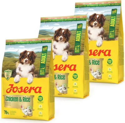 Produktbild von Josera A/S Adult Chicken & Rice 3 x 3 kg