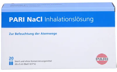 Produktbild von Pari Nacl Inhalationslösung Ampullen 20X5 ml