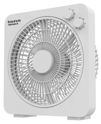 Zdjęcie produktu dla Taurus Tropicano 3V, Wentylator domowy z łopatkami, Biały, Podłoga, 30 cm, Obrotowy, 1 h