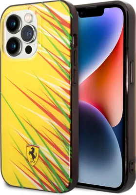 Obrázek produktu pro Ferrari iPhone 14 Pro Zadní kryt pouzdra - žlutý