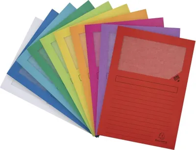 Produktbild von EXACOMPTA Sichtmappe FOREVER DIN A4 130 g/qm sortiert 100 Mappen