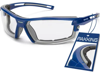 Zdjęcie produktu dla Okulary ochronne z soczewką odporną na zarysowania, zapobiegającą parowaniu, z filtrem UV400