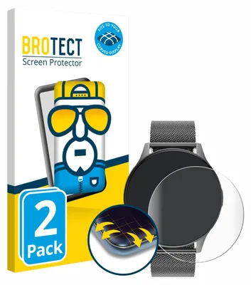 Produktbild von 2x BROTECT Fullscreen Schutzfolie für Dremac FV21 1.43" Displayschutz Folie Fullcover Klar Transparent
