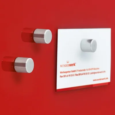 Produktbild von SuperDym-Magnet C5 Zylinder silber stark 10x10 mm VE=10x10 Stück