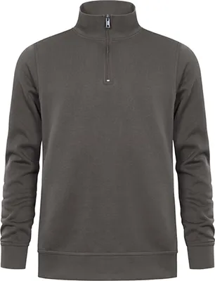 Produktbild von Promodoro 5052 | Uni Troyer Side Pocket Halfzip - Farbe: New Light Grey (Solid) - Größe: 3XL