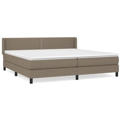 Produktbild von vidaXL Boxspringbett mit Matratze Taupe 200x200 cm Stoff