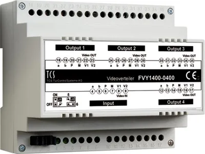 Immagine prodotto di TCS AG Distributore di segnali video TCS FVY1400-0400 4-gang VT04-SG