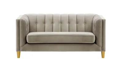 Produktbild von SLF24 - Zweisitzer-Sofa Sodre - Elefant - Velluto 17