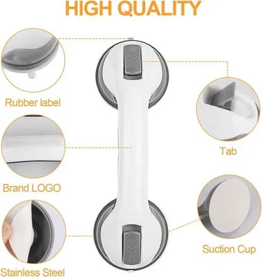 Produktbild von Famanu Halter Handgriff Dusche, Badezimmer, 2 Stück