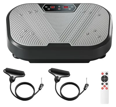 Zdjęcie produktu dla Płyta wibracyjna, 120 poziomów prędkości, audio przez Bluetooth, kolor szary