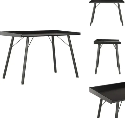 Produktbild von vidaXL Schreibtisch Schwarz 90×50×79 cm -  Schreibtische