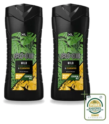 Produktbild von 2 x Axe Wild Mojito & Zedernholz Duschgel 400 ml - Vorratspackung - 2 Stücke