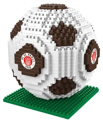 Immagine prodotto di FOCO. Prodotto con licenza ufficiale del FC St. Pauli. Set di costruzioni 3D a forma di pallone da calcio, con mattoncini BRXLZ. Adatto a bambini dai 12 anni in su