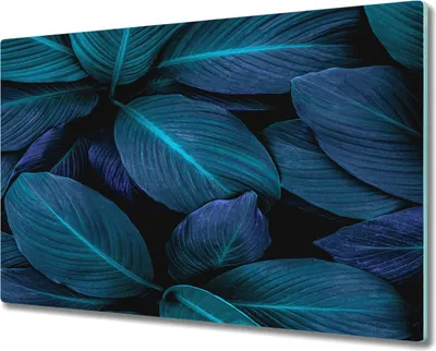 Produktbild von Coloray Hackbrett Kochplattenabdeckung Herdabdeckplatte 80x52 cm Schneidebrett Küchenbrett - Blume Pflanze