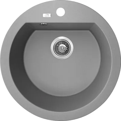 Produktbild von Design Granitspüle 1 Becken Grau