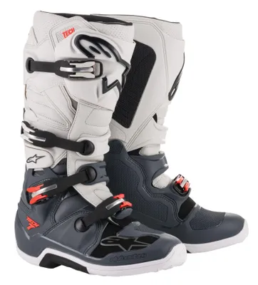 Produktbild von Alpinestars Tech 7 Motocross Stiefel, hellgrau/dunkelgrau, 16 (52)