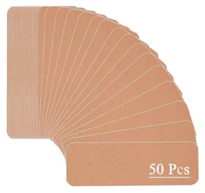 Productafbeelding van Kinesiologie tape, voorgesneden, 50 stuks, 15x5 cm, waterdicht, elastisch, geschikt voor sport en fysiotherapie