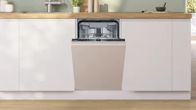 Obrázek produktu pro Bosch Serie 2 SPV2HMX42E, Plně vestavěné, Úzká (45 cm), Bílá, Bílá, 3 košík/košíky, Nerezová ocel