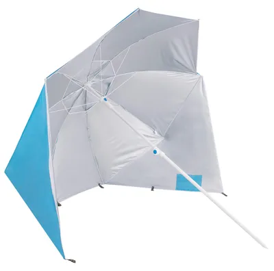 Productafbeelding van Parasol | Strand Parasol | Parasols | Tent | Opvouwbaar | Kantelbaar | 180 cm | Blauw | Grijs