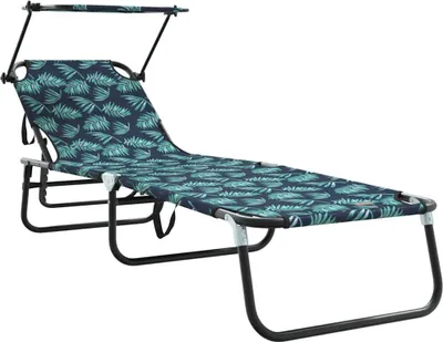 Produktbild von Klappbare Sonnenliege Mehrfarbig 190 x 57 x 81 cm Oxford