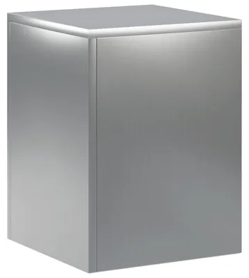 Productafbeelding van Plantenstandaard zilver 30 x 30 x 40 cm Staal