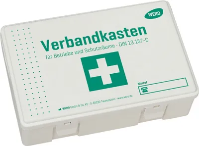 Produktbild von WERO Verbandkasten DIN 13157-C für Betriebe und Schutzräume