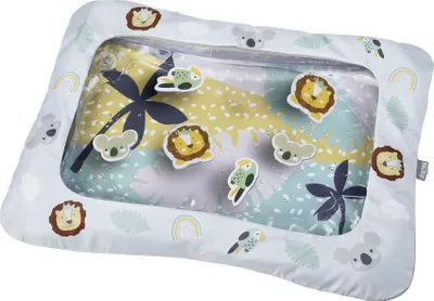 Produktbild von Nuby Wassermatte Dschungeltiere mit 6 niedlichen, schwimmenden Figuren mehrfarbig One Size